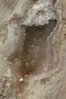 Crystal Filled Dugway Geode (Polished Half) #38862-1